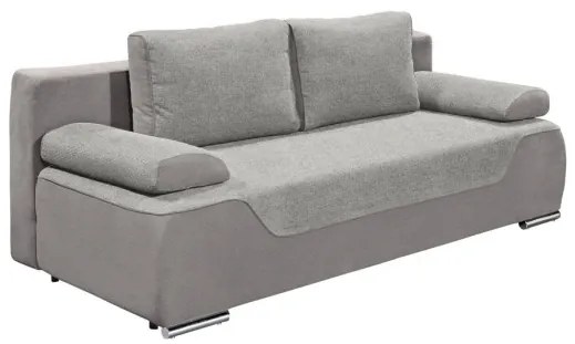 Canapea Extensibila Leo, Gri Si Argintiu, 200 X 94 X 88 Cm