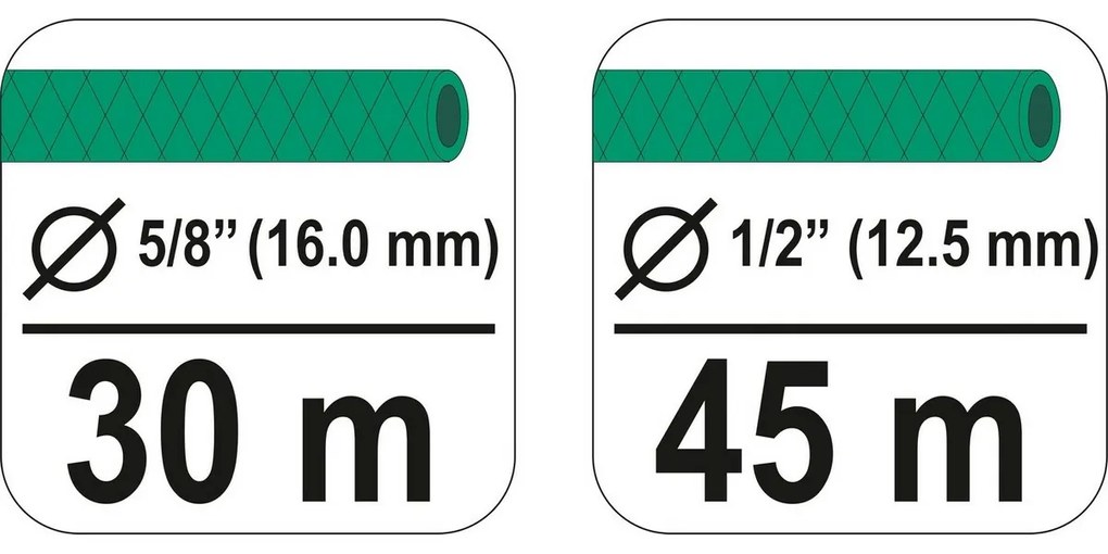 Rolă pentru furtun de grădină FLO TO-89335 curoți, 45 m