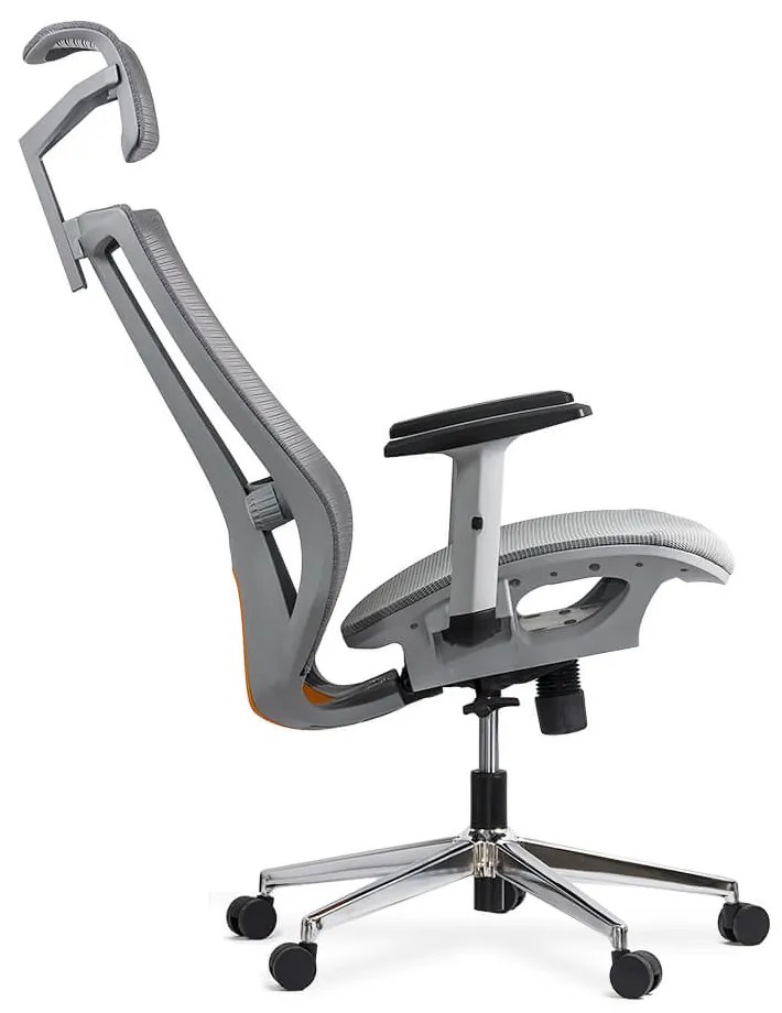 Scaun ergonomic gri SYYT 9510 - multifunctional, reglabil, confort sporit
