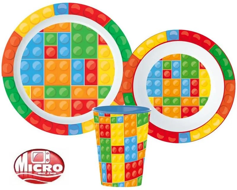 Bricks Set de vase cu model Lego, set de microplastic