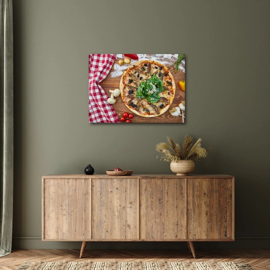 Tablou cu pizza (70x50 cm)