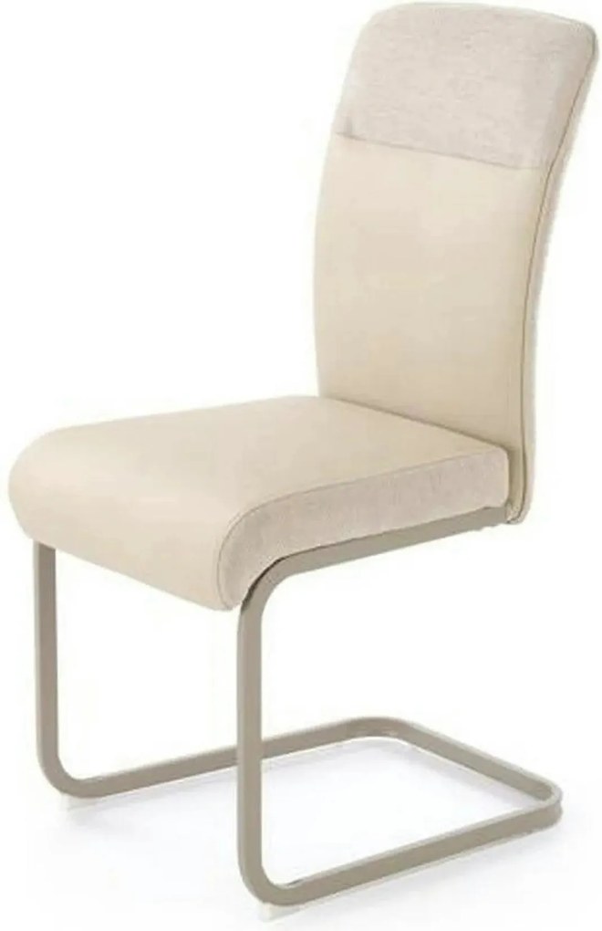Scaun K584, bej/casmir, stofa clasica/otel, 46x60x100 cm