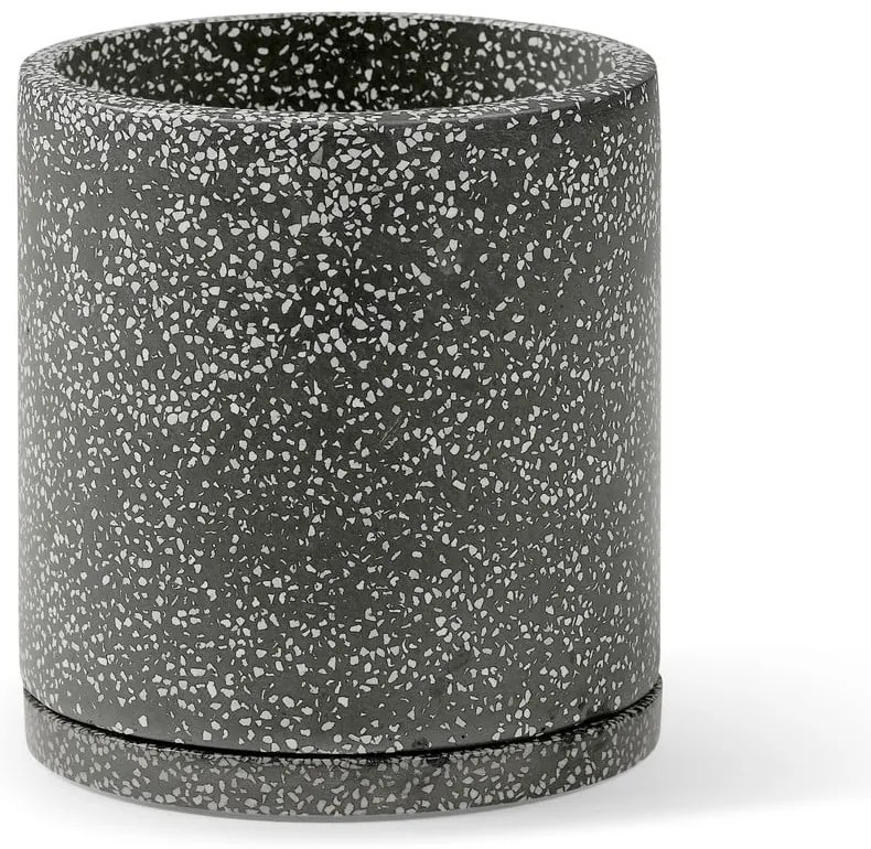 Ghiveci gri închis ø 34 cm Terrazzo - Bonami Selection