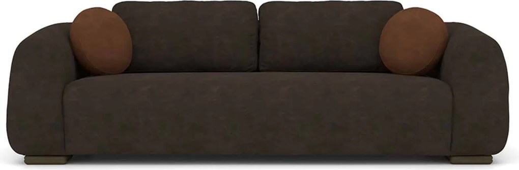 Canapea lemn masiv Maura, 260 × 73 × 105 cm