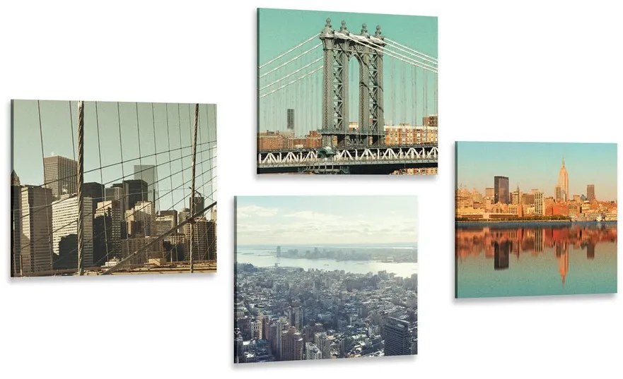 Set tablouri vedere la orașul New York