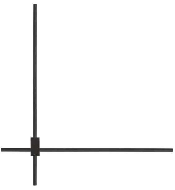Aplica de perete liniara LED CCT PEAK negru
