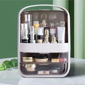 Organizator spatios pentru cosmetice 36 x 18 x 26 cm - alb