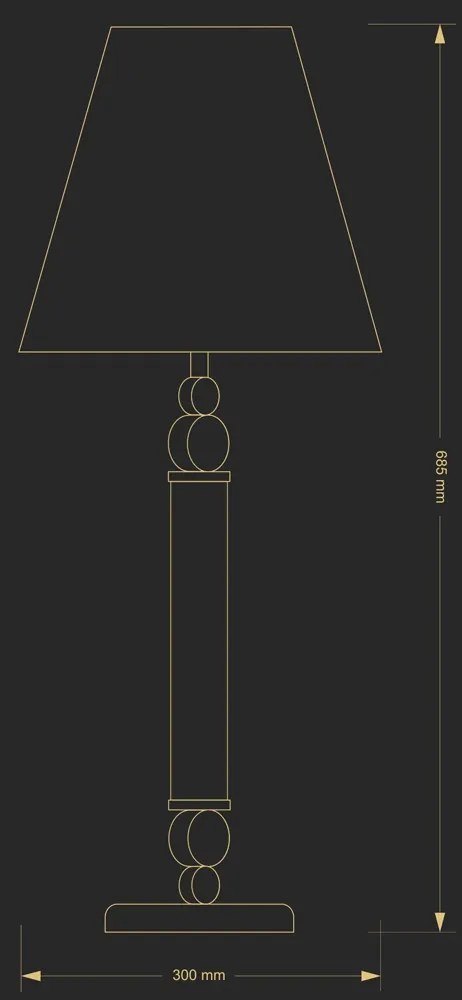 Veioza eleganta realizata manual TAMARA