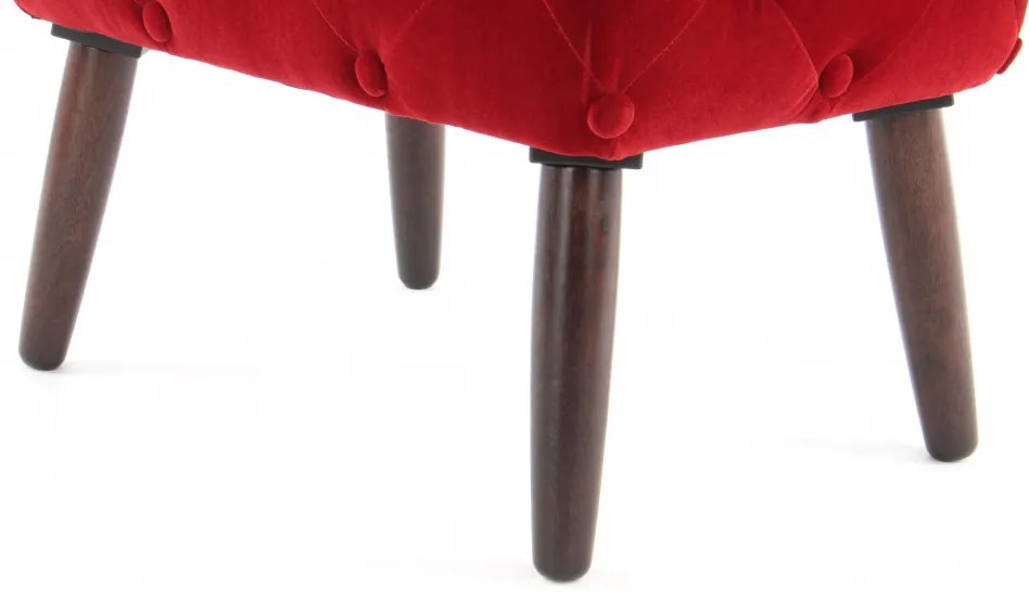 Taburet tapitat Piano Bordeaux