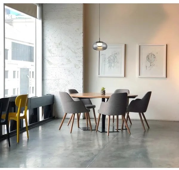 Lustră LED pe cablu Globo 15744H QUINTARA LED/6W/230V negru