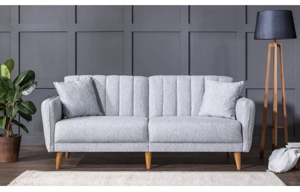 Canapea extensibilă KITO, 2 locuri, gri