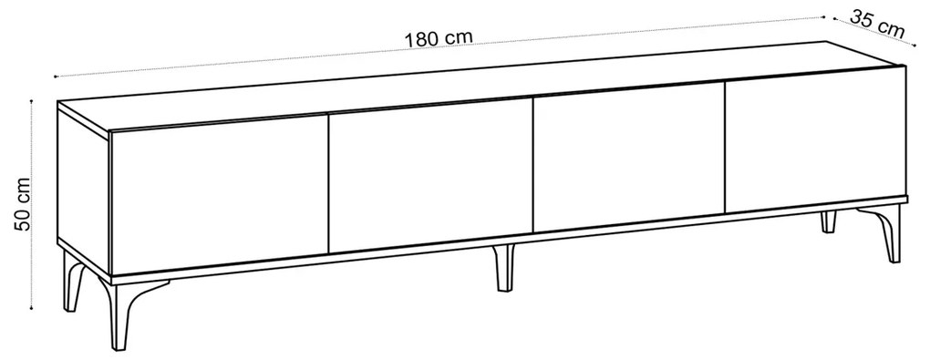 Masă TV Nora Sapphire Oak