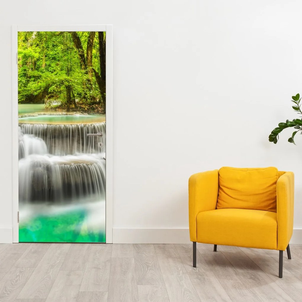 Fototapet pentru ușă - Cascadele (95x205cm)