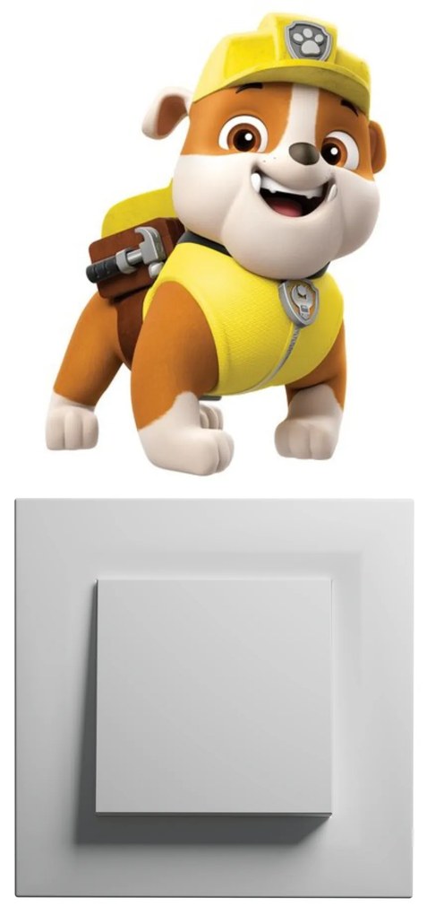 PIPPER. Autocolante pentru întrerupător „PAW Patrol - Rubble”