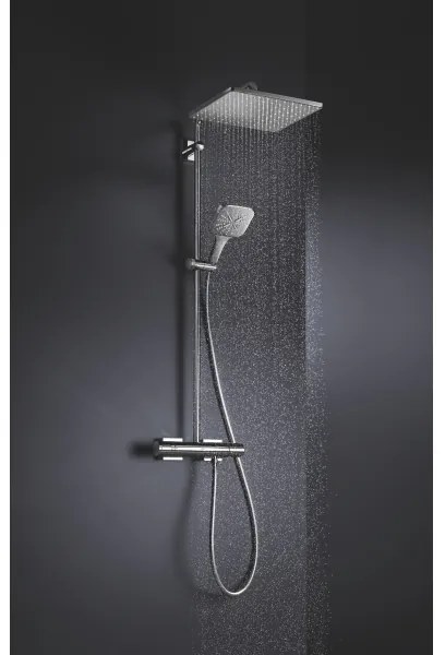 GROHE 26582000 - Duș de mână RAINSHOWER SMARTACTIVE 130 CUBE, crom lucios
