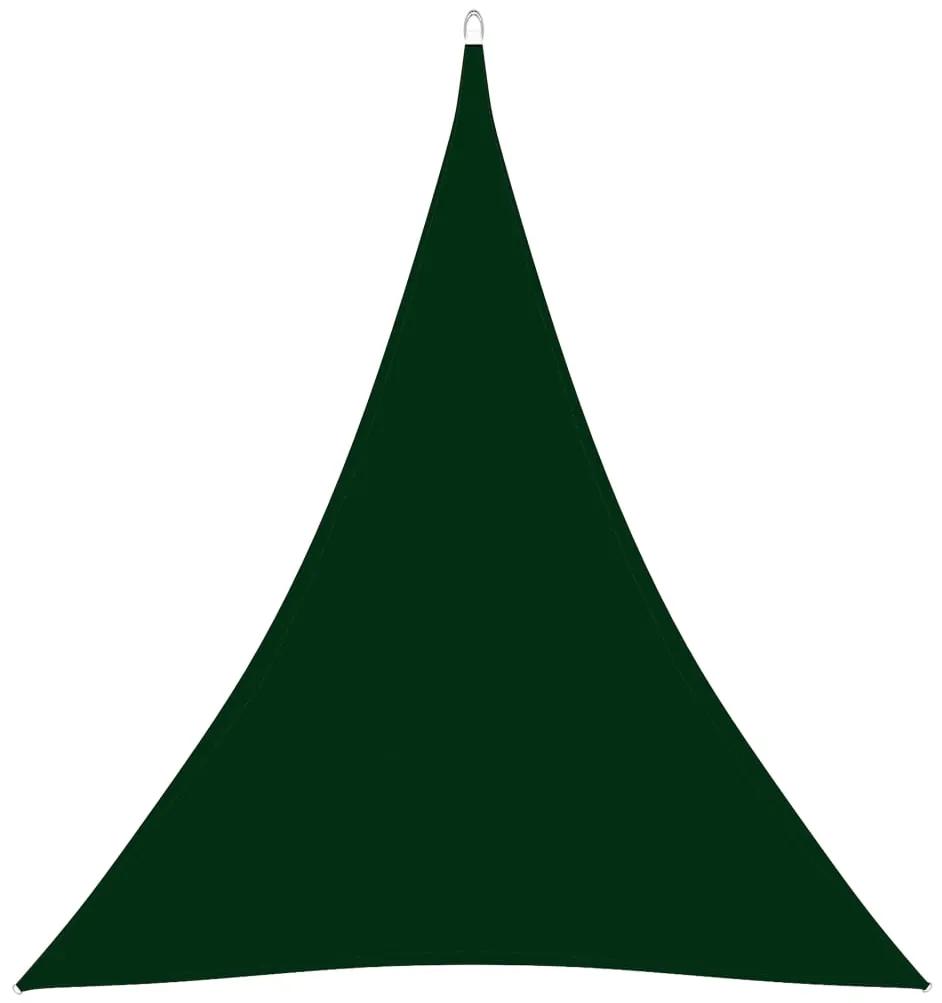 Parasolar, verde inchis, 5x6x6 m, tesatura oxford, triunghiular Morkegronn, 5 x 6 x 6 m