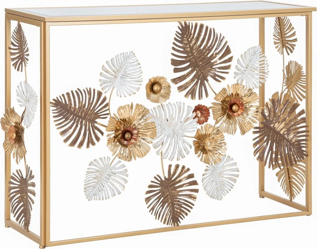 Consola Glam Floris, Mauro Ferretti, 113x40x80 cm, fier, multicolor
