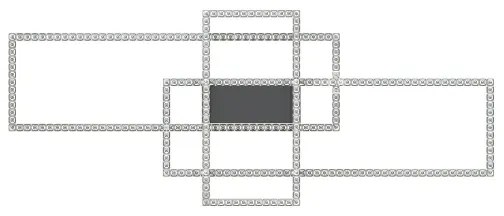 Plafonieră LED Zuma Line MX7907-3B-3BT ERVI LED/52W/230V 2700-6000K negru