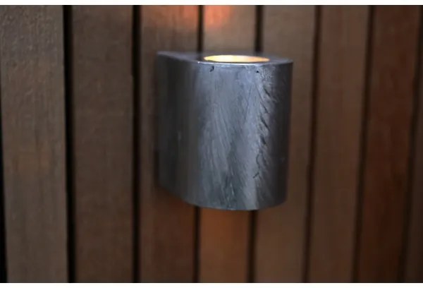 Nordlux - CANTO Aplică LED de exterior pentru perete 2xLED/6W/230V IP44 argintie