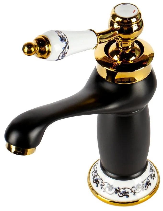 Izmir Black & Gold Baterie retro pentru lavoar