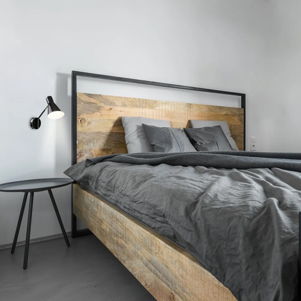 Aplica tip Lampa de perete stil industrial Alfons neagra