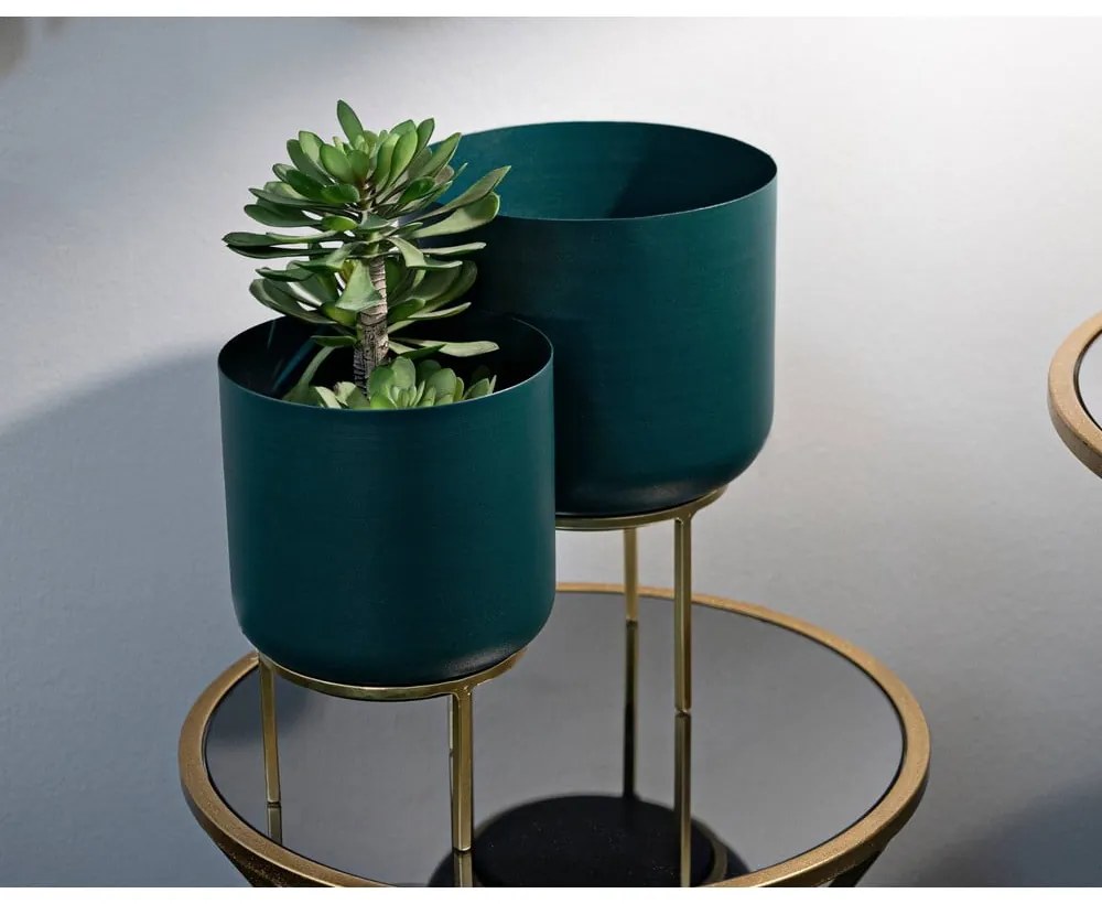 Ghivece decorative 2 buc. din metal ø 20 cm Grent – Mauro Ferretti