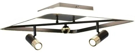 Plafonieră LED dimabilă LED/70W/230V 3000-6500K negru + telecomandă