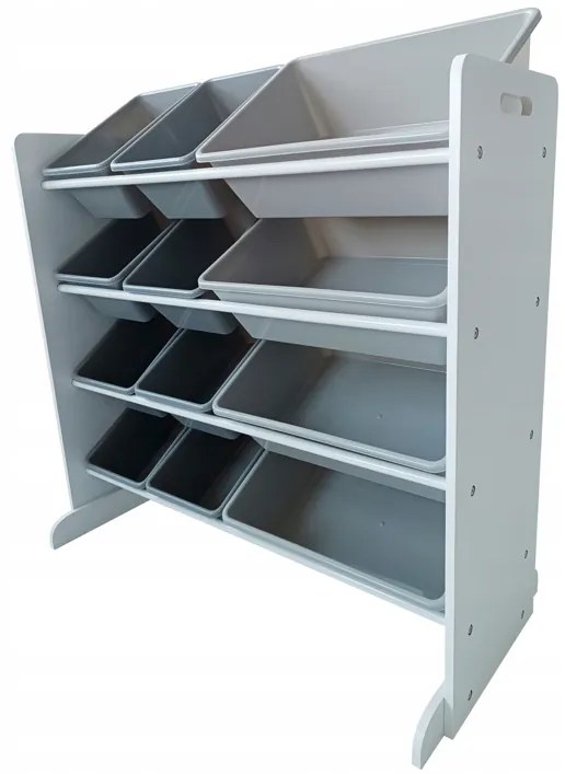 Organizator de jucării pentru copii XXL în gri