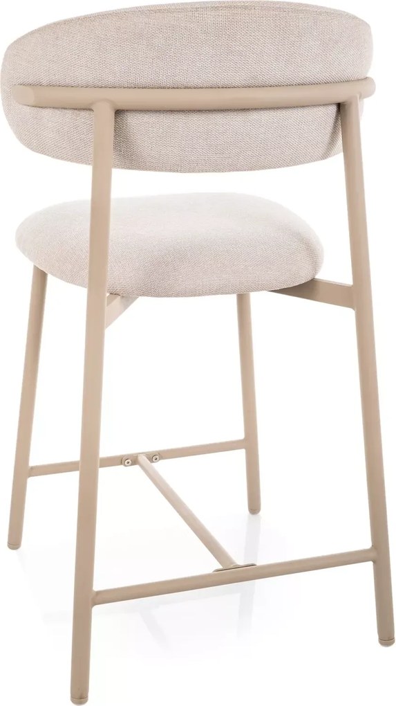 Scaun de bar ELONE, casmir/bej deschis