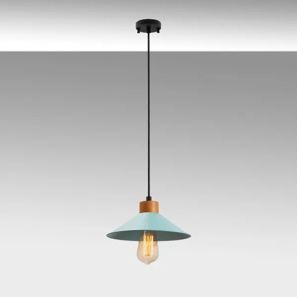 Pendul cu cablu MANAVGAT, 1x E27, 40 W, 230 V, albastru/maro