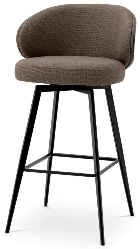Scaun de bar design elegant LUX Camerota, Scalea grey
