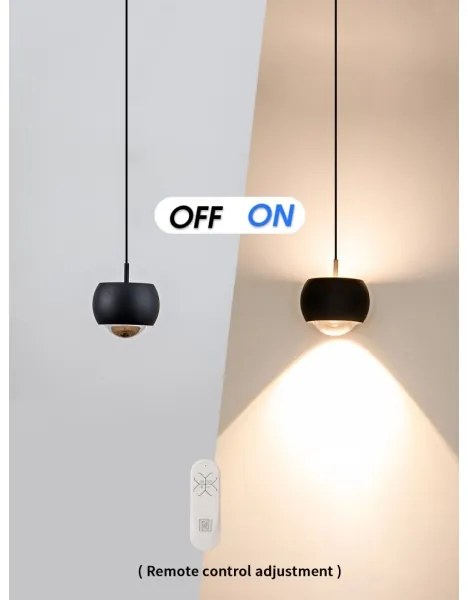 Lustră LED dimabilă Immax NEO 07219L DORMINE 6W/230V negru mat Tuya + telecomandă