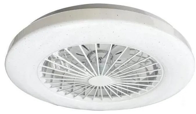 Plafonieră LED cu ventilator STAR LED/48W/230V + telecomandă