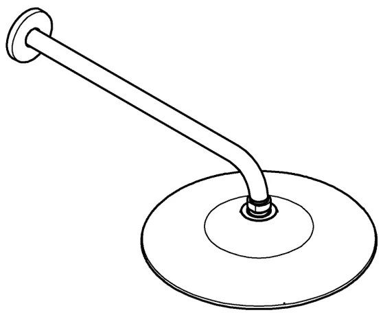 GROHE 26459000 - Cap de duș EUPHORIA 260, 380 mm, crom lucios
