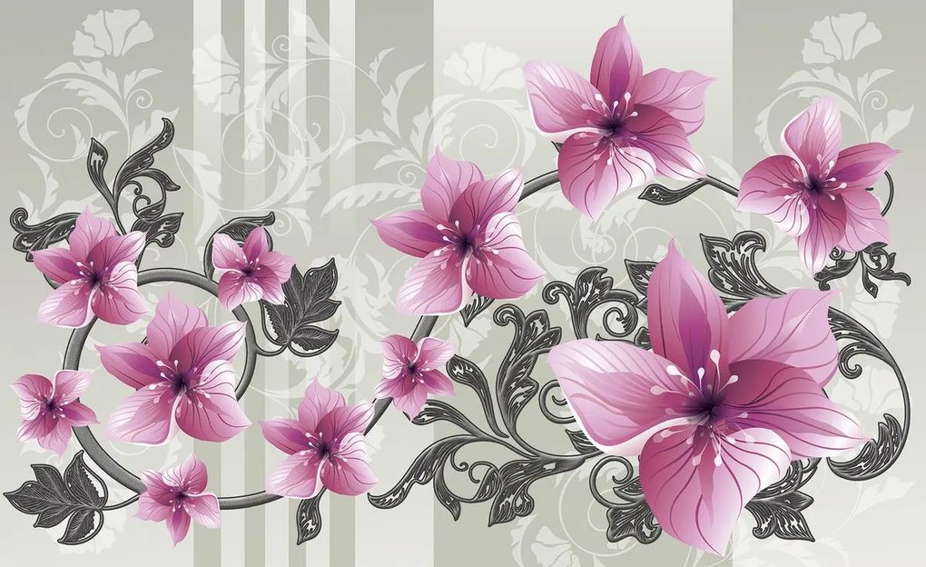 Fototapet - Flori (254x184 cm)
