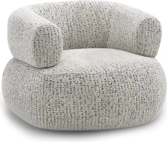 Fotoliu relax Noola rotativ - stofă bej Rimba 03