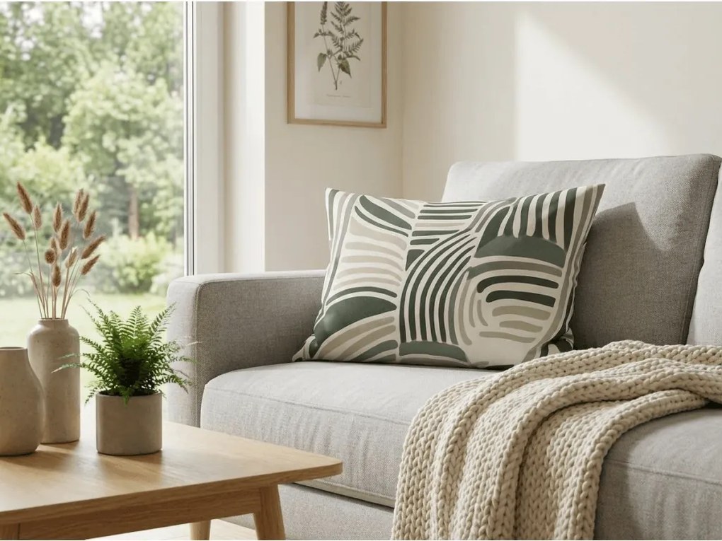 Fata de perna din bumbac ZENVIA POLY 50x70 cm, colorat