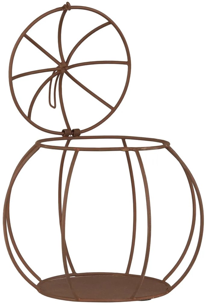 IB Laursen Sfesnic din metal maro PUMPKIN