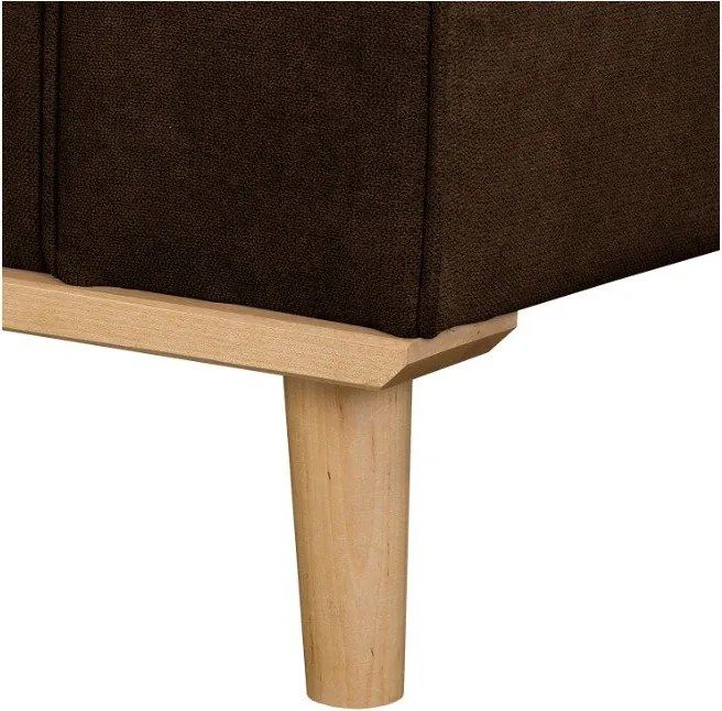 Canapea maro închis 193 cm Beata – Ropez