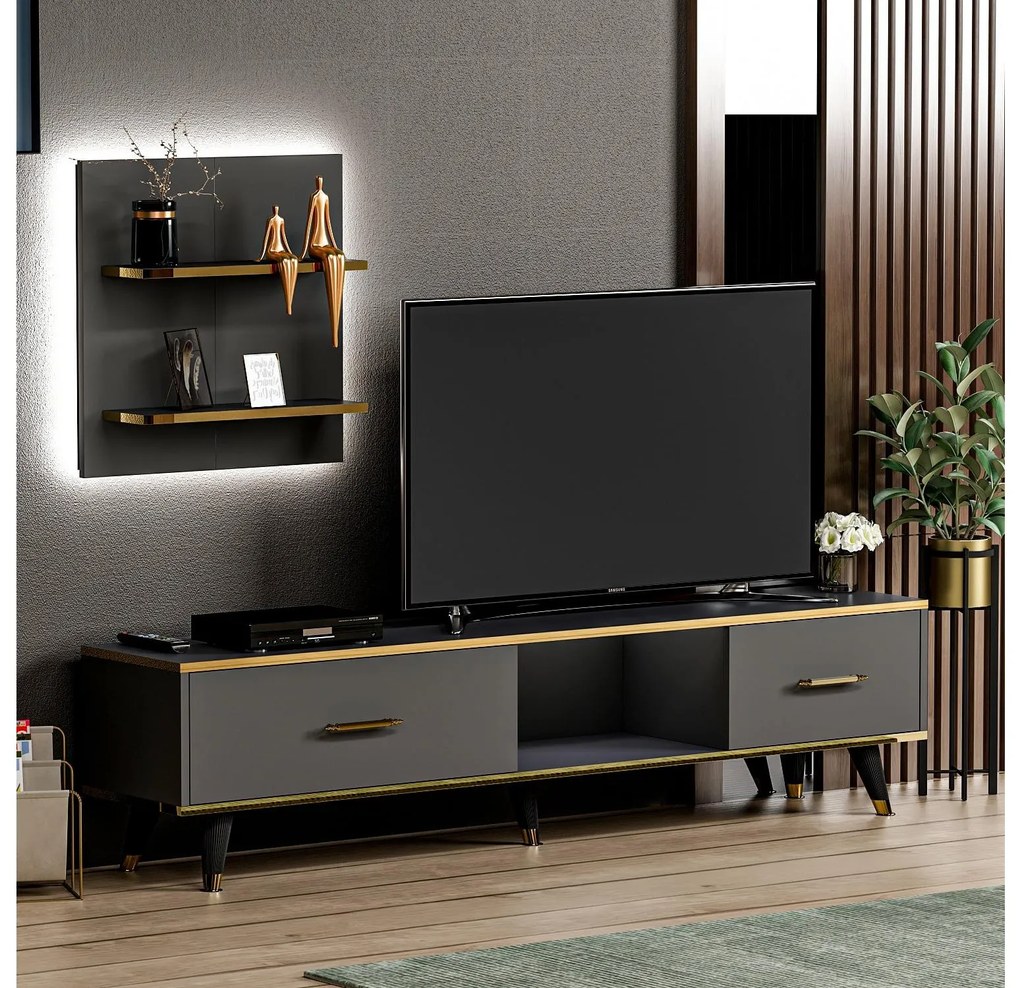 Mobilier living Mevala 2 (antracit) . 1095634