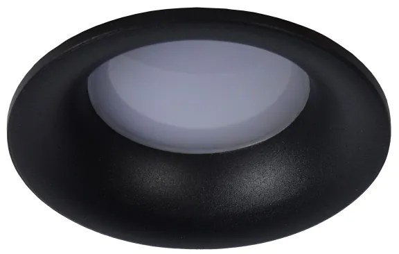 Plafonieră încastrată pentru baie ZIVA 1xGU10/5W/230V IP44 neagră Lucide 09923/01/30