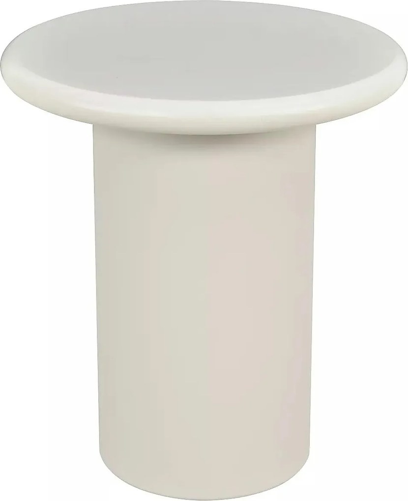 Măsuță cafea TIP, bej mat/bej, metal/MDF, 45x45x40 cm