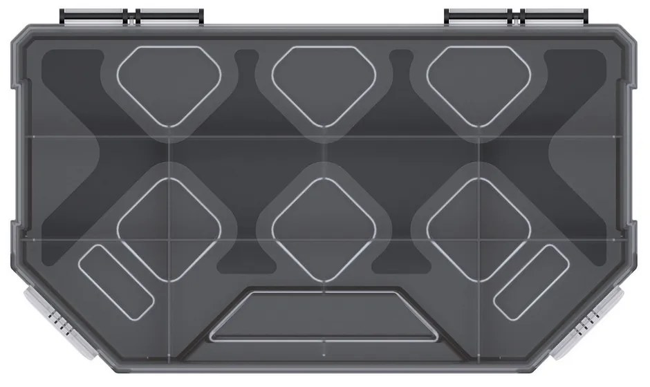Organizator 24,3 x 14,2 x 4 cm, separatoare, negru