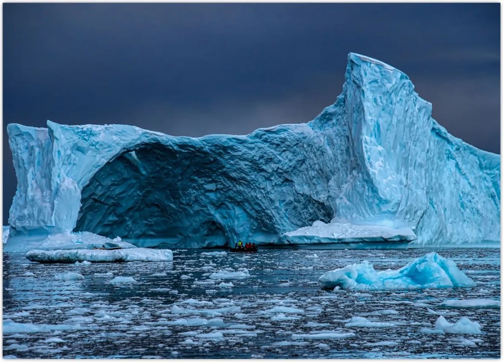 Tablou - Peștera de gheață (70x50 cm)