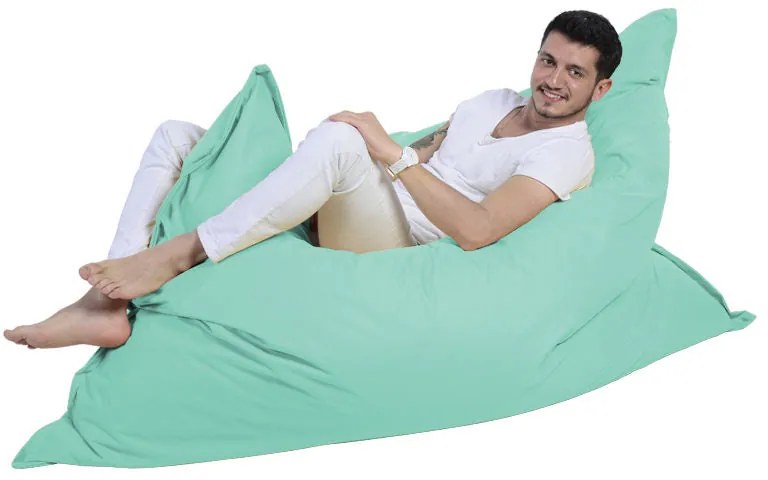 Fotoliu puf pentru grădină Giant Cushion 140x180 - Turquoise
