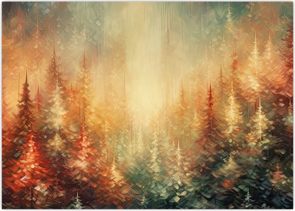 Tablou - Pictura de păduri (70x50 cm)