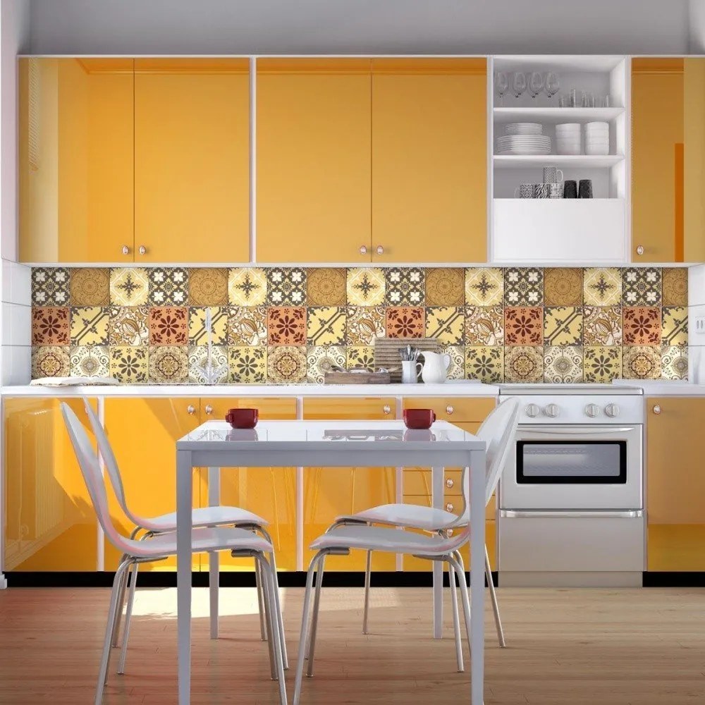 Set 9 autocolante Ambiance Cottage, 10 x 10 cm