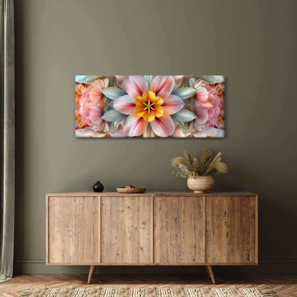 Tablou - Floare caleidoscopică (120x50 cm)