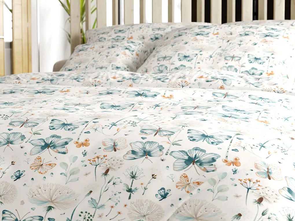 Lenjerie de pat din bumbac ELIVINE alba Dimensiune lenjerie de pat: 70 x 90 cm | 140 x 200 cm