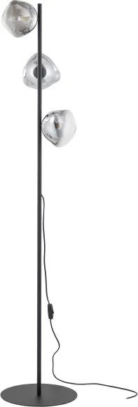 Brilagi - Lampă de podea VULCANO 3xG9/8W/230V negru/fumuriu